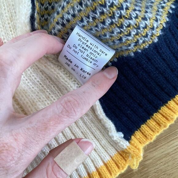 Storets - Poppy Block Cardigan in Black & Ivory - Picture 4 of 5